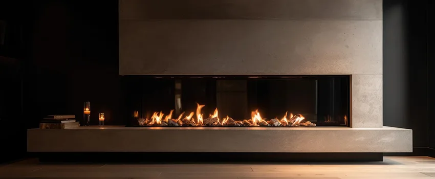Gas Fireplace Ember Bed Design Services in Fridley, Minnesota