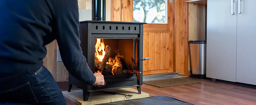 Open Hearth Wood Fireplace Installation in Fridley, MN