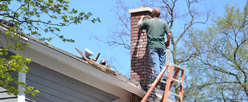 Vinyl and PVC Chimney Flashing Installation in Fridley, MN